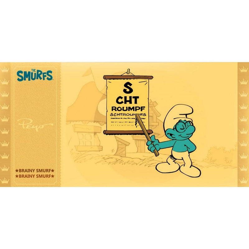 CARTOON KINGDOM Les SCHTROUMPFS - Le Schtroumpf à lunettes - Golden Ticket