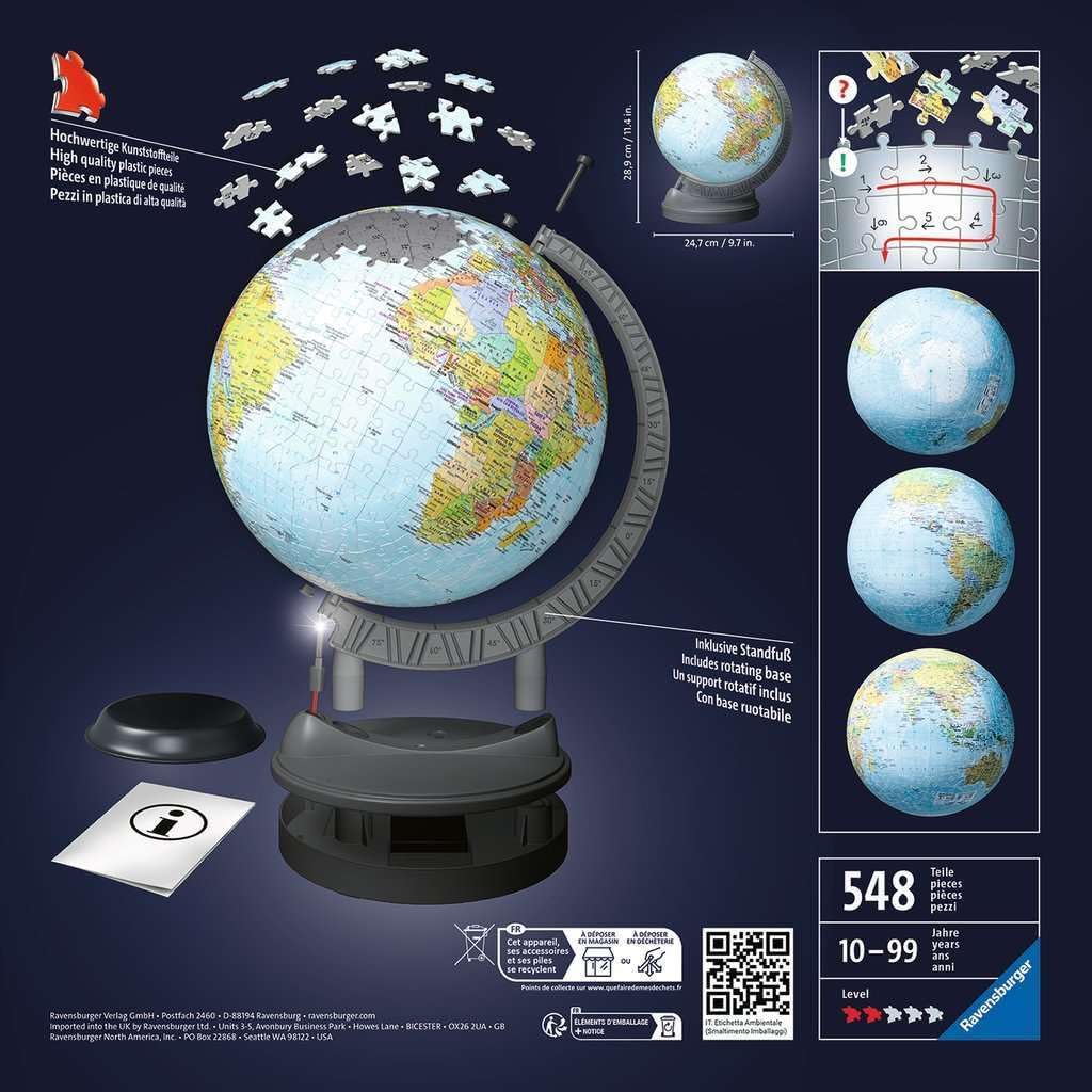 Ravensburger - Globe With Light 540p - (10311549