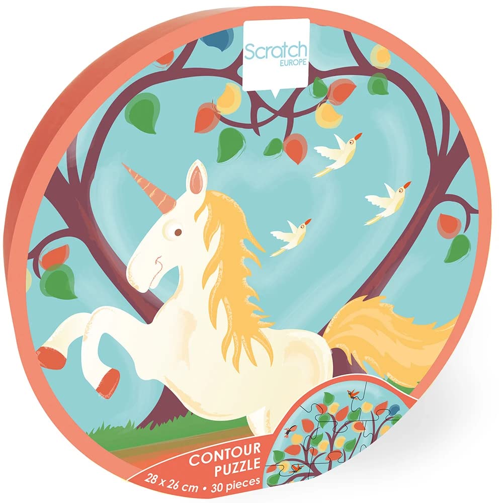 Scratch- Unicorn Puzzle, Multicolor (6181194