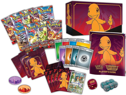 Pokémon TCG: Scarlet & Violet—Obsidian Flames Elite Trainer Box (9 Booster Packs, 1 Full-Art Foil Promo Card & Premium Accessories)