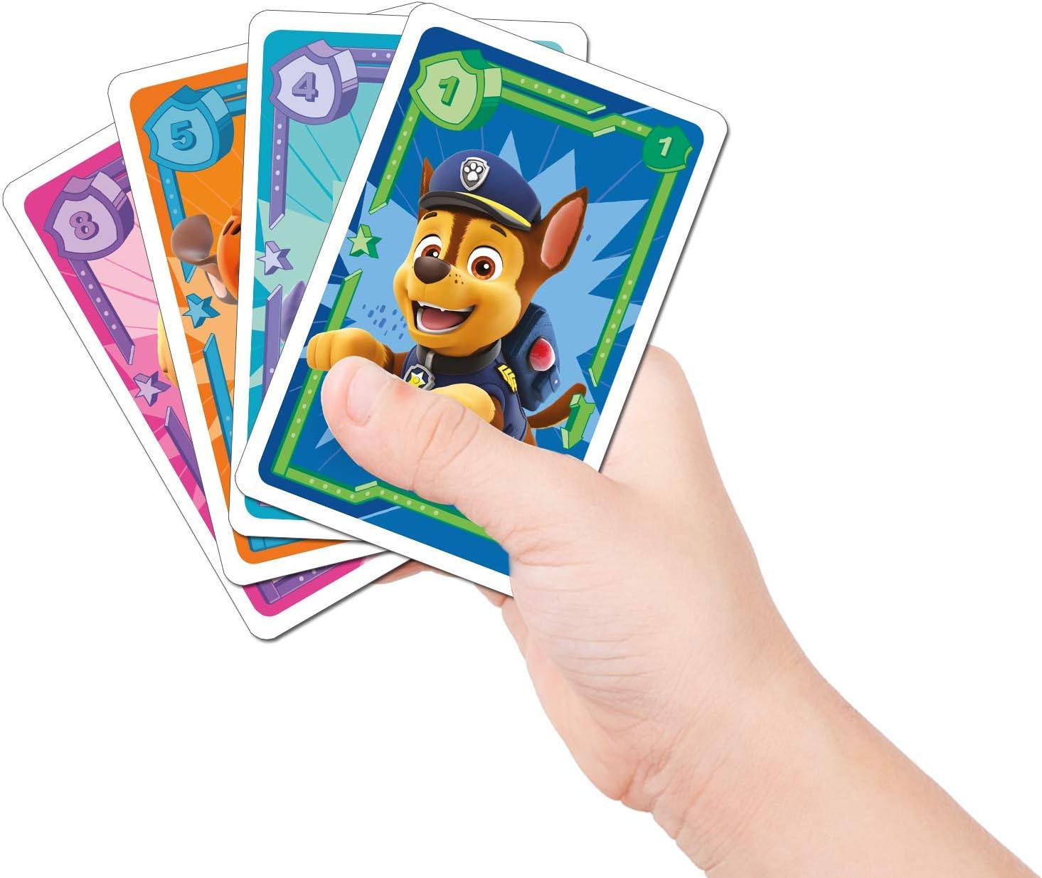 Shuffle Paw Patrol - Pairs and Old Maid Playing Cards, Suitable for Playing Snap, 1 Deck, Ages 3+