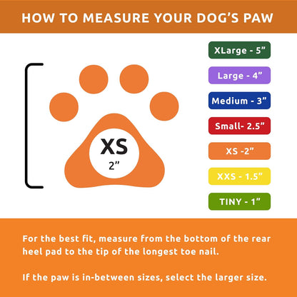 Pawz Dog - Dog Boots Oranges
