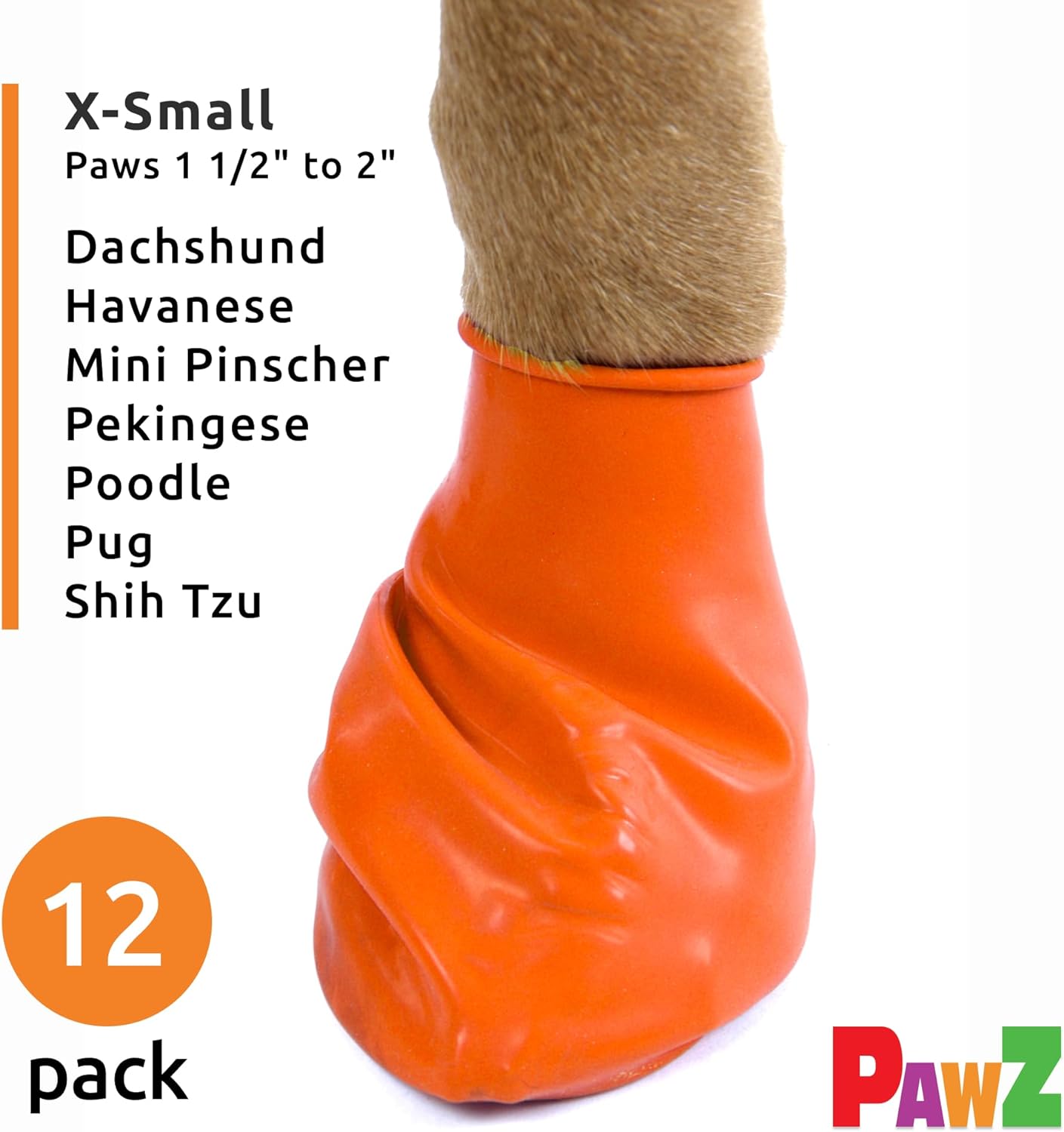 Pawz Dog - Dog Boots Oranges