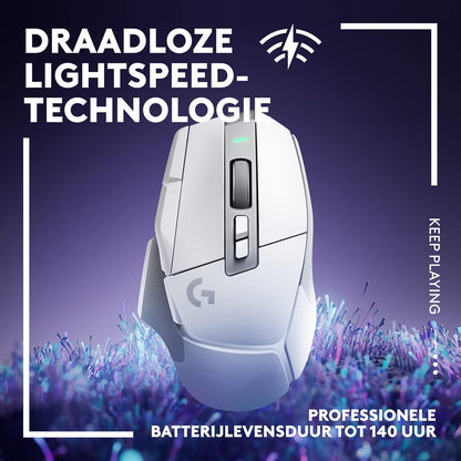 Logitech G G502 X LIGHTSPEED Wireless Gaming Mouse - Optical mouse with LIGHTFORCE hybrid optical-mechanical switches, HERO 25K gaming sensor, compatible with PC - macOS/Windows