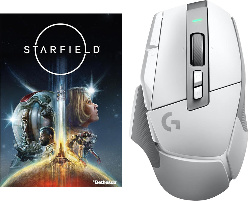 Logitech G G502 X LIGHTSPEED Wireless Gaming Mouse - Optical mouse with LIGHTFORCE hybrid optical-mechanical switches, HERO 25K gaming sensor, compatible with PC - macOS/Windows