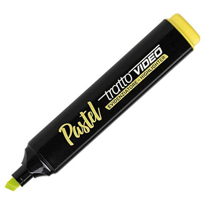 Tratto TRACT Highlighter Video Pastel, Lemon Yellow