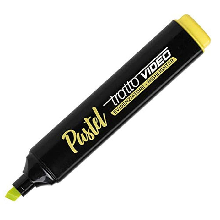 Tratto TRACT Highlighter Video Pastel, Lemon Yellow