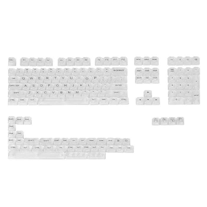 Redragon A135 Crystal KeyCaps, 147 Keys Standard Doubleshot PBT Keycap Set, OSA Profile, US(ANSI) Layout, Compatble with Most Mechanical Keyboards & Optical Keyboards, Keycaps Puller Included