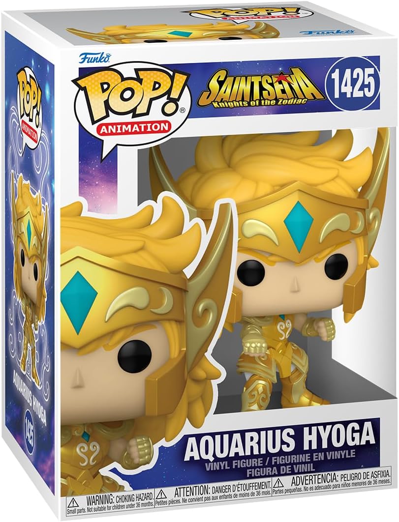 Funko POP! Animation: Saint Seiya - Gold Aquarius Cygnus Hyoga - Collectable Vinyl Figure - Gift Idea - Official Merchandise - Toys for Kids & Adults - Anime Fans - Model Figure for Collectors
