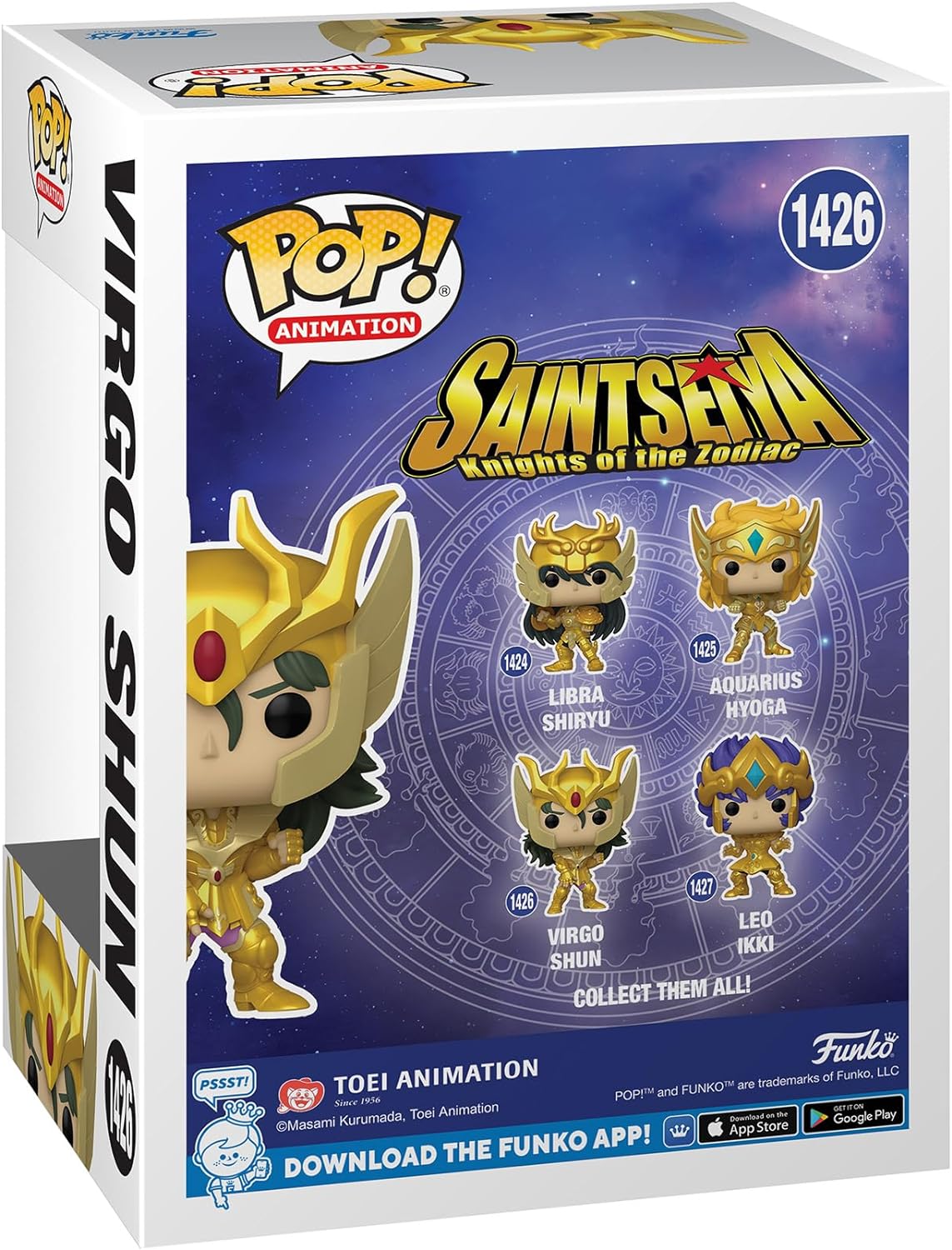 Funko POP! Animation: Saint Seiya - Gold Virgo Andromeda Shun - Collectable Vinyl Figure - Gift Idea - Official Merchandise - Toys for Kids & Adults - Anime Fans - Model Figure for Collectors
