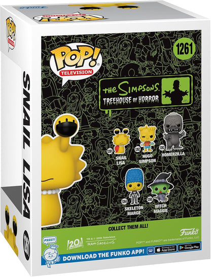Funko POP! TV: Simpsons S9- Snail Lisa Simpson - the Simpsons - Collectable Vinyl Figure - Gift Idea - Official Merchandise - Toys for Kids & Adults - TV Fans - Model Figure for Collectors