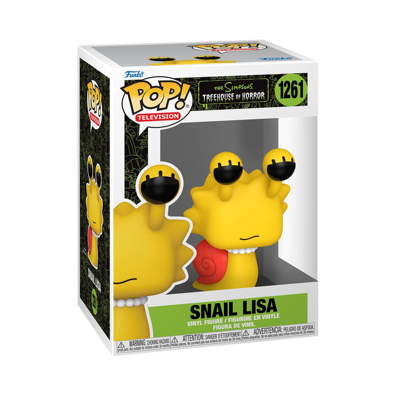 Funko POP! TV: Simpsons S9- Snail Lisa Simpson - the Simpsons - Collectable Vinyl Figure - Gift Idea - Official Merchandise - Toys for Kids & Adults - TV Fans - Model Figure for Collectors