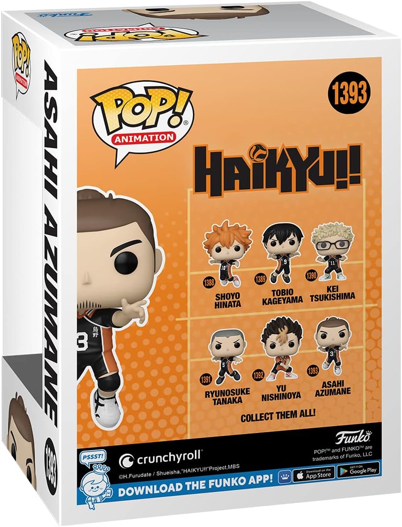 Funko POP! Animation: Haikyu - Asahi - Haikyu! - Collectable Vinyl Figure - Gift Idea - Official Merchandise - Toys for Kids & Adults - Anime Fans - Model Figure for Collectors and Display