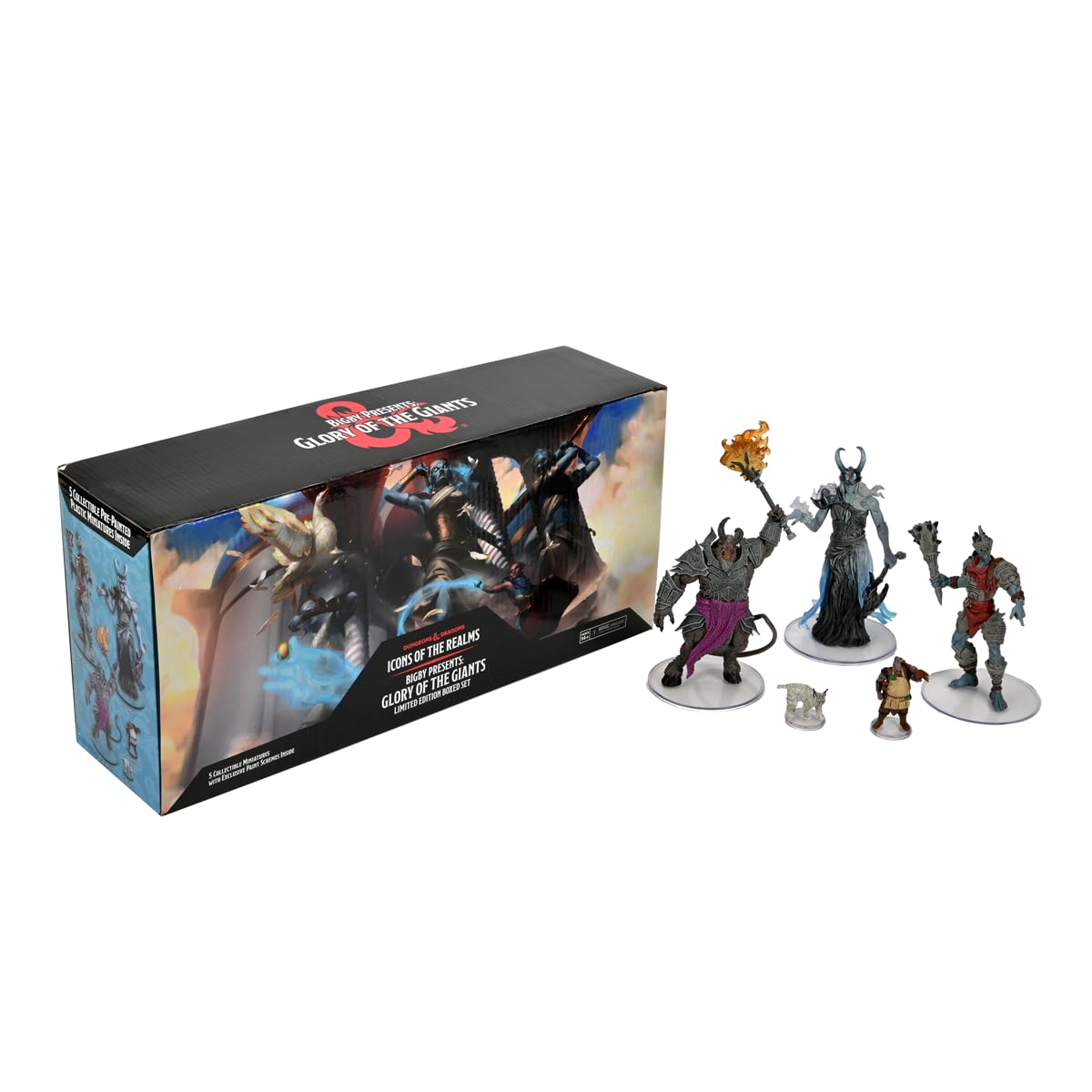 Wizkids D&D Icons of The Realms: Bigby Presents Miniatura prepintada Glory of The Giants - Limited Edition Boxed Set (Set 27