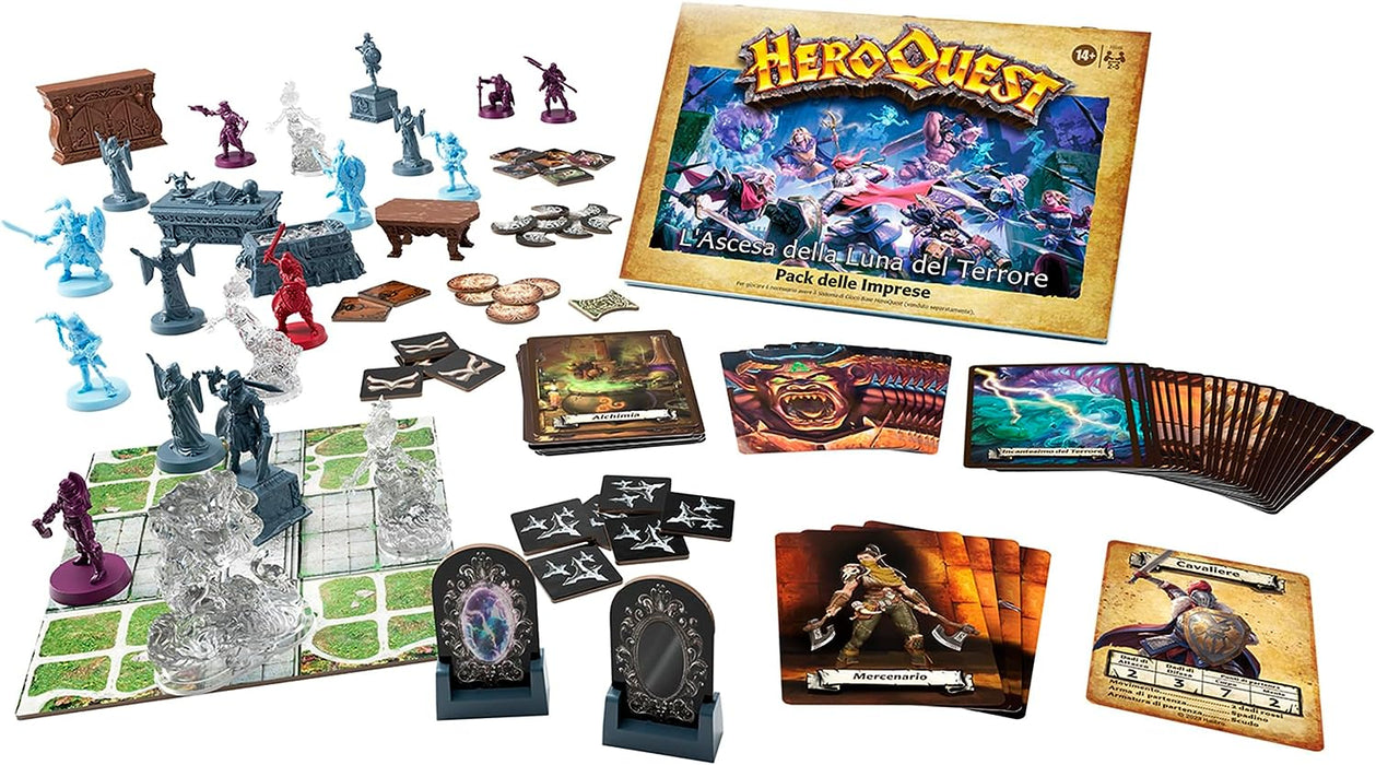 Avalon Hill HeroQuest Rise of the Dread Moon Quest Pack, richiede il sistema di gioco HeroQuest per giocare, giochi di ruolo, medio per 14+ anni