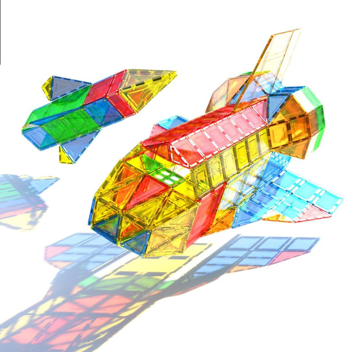 Leanr & Grow Toys 110Pcs Magnetic Tiles Builders Pack