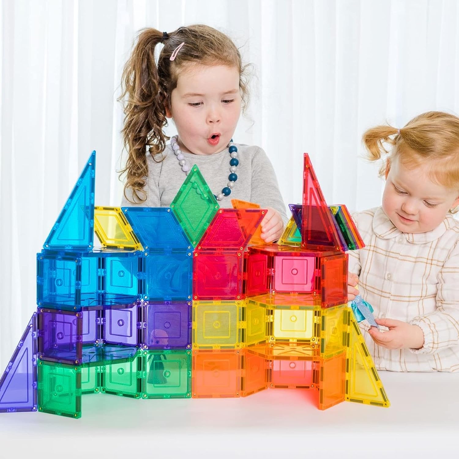 Learn And Grow - Paquete cuadrado magnético constructiespeelgoed (36 unidades