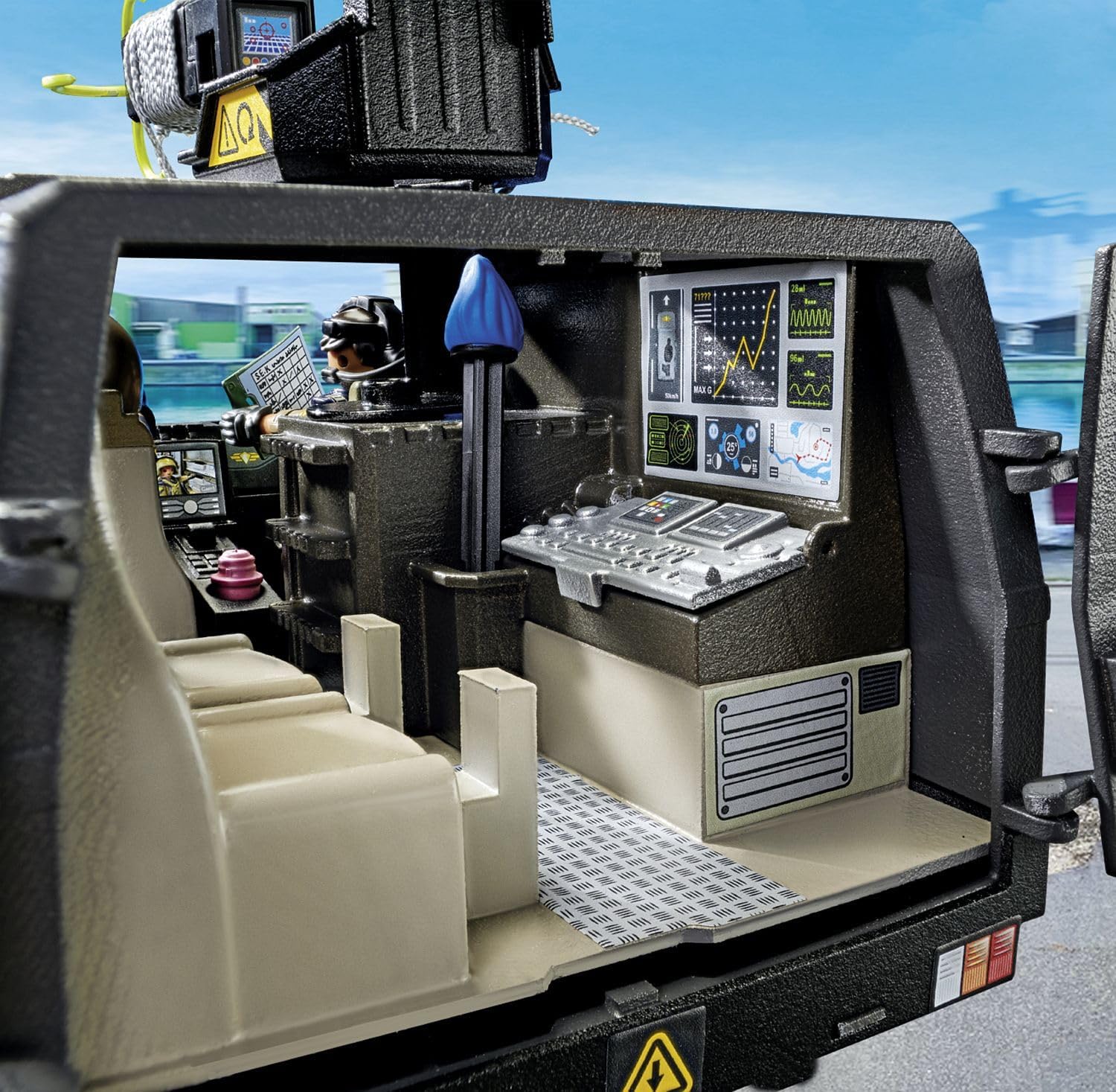 PLAYMOBIL City Action 71144 Fuerzas Especiales Vehículo Todoterreno,con luz y Sonido, Juguetes para niños a Partir de 5 años