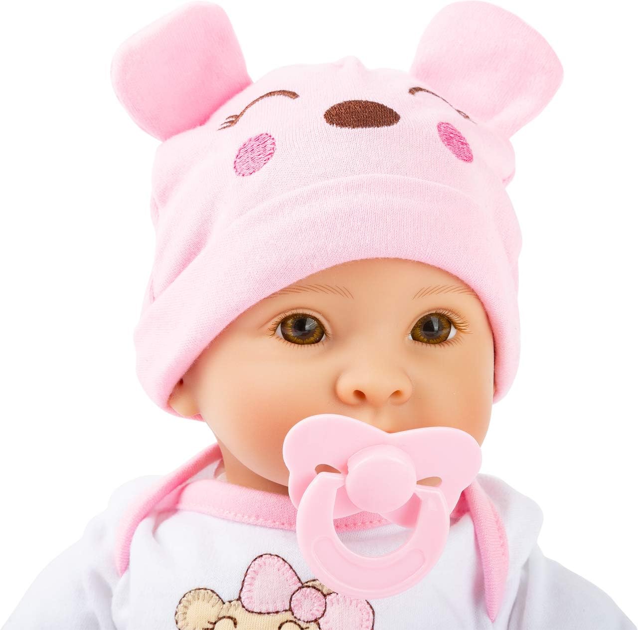 Small Foot 11522 Girl Baby Doll with Accessories, Role-Playing Toy, with Soft Body, 5 Pieces