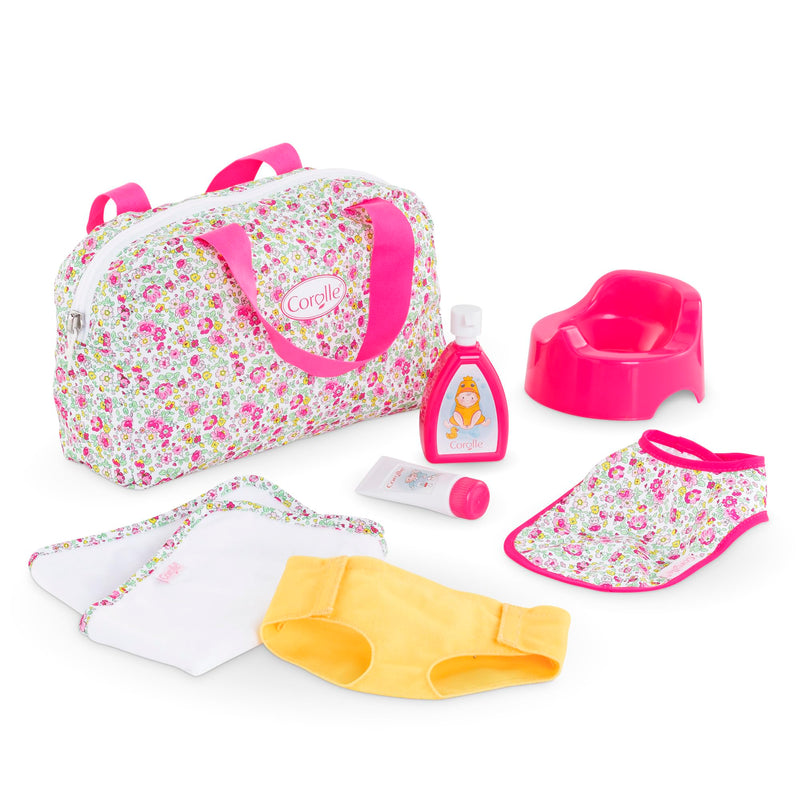 Corolle - 9000141540 Baby Changing Accessories Set with 7 Accessories for 36 cm Dolls from 2 Years