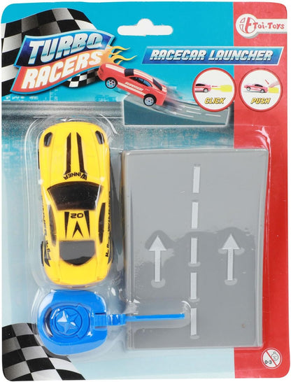 Toi-Toys - Turbo Racers Afschiet Rallyauto met Schans