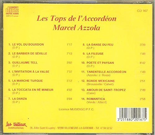 marcel azzola : LES TOPS DE L'ACCORDEON