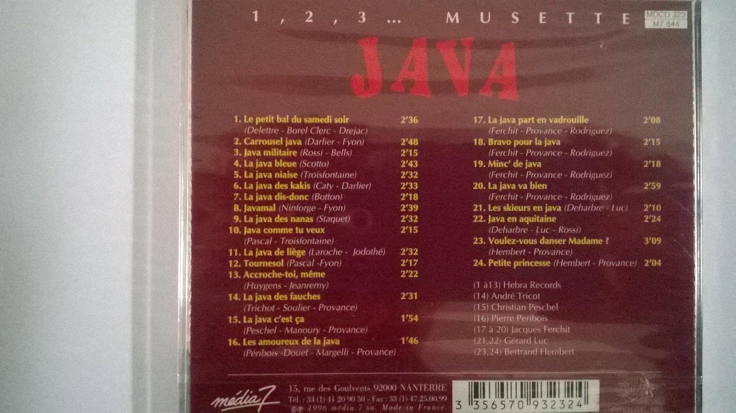 Java:1,2,3...Musette