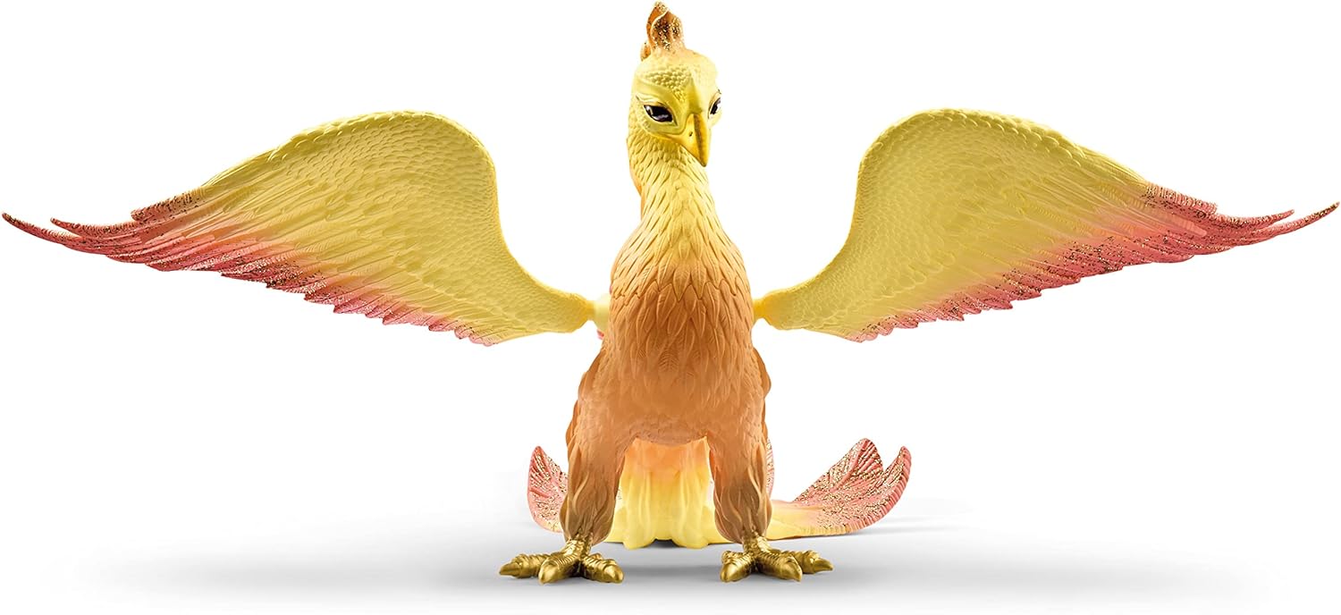 schleich BAYALA 70760 Phoenix Mythische Fantasy Actionfigur - Realistischer Drache mit Beweglichen Flügeln, Figuren mit Augen und Kopf Grafikdetails für Mädchen und Jungen ab 4