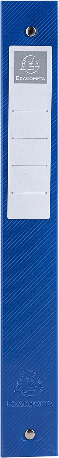Exacompta - Ref. 51140E - Set of 4 Bee Blue semi-rigid binders - 4 round rings 30 mm diameter - 40 mm spine - external dimensions 32 x 26.8 cm - A4 maxi file format - assorted colors Pack of 4 Füllhöhe 30 mm | 4 Ringe assorted colours