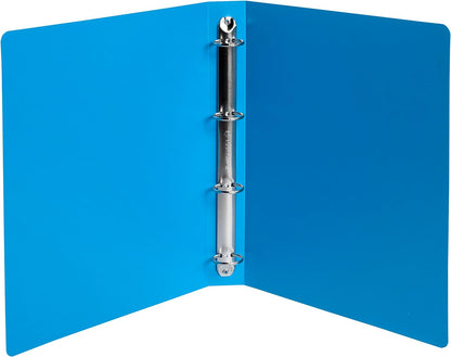 Exacompta - Ref. 51140E - Set of 4 Bee Blue semi-rigid binders - 4 round rings 30 mm diameter - 40 mm spine - external dimensions 32 x 26.8 cm - A4 maxi file format - assorted colors Pack of 4 Füllhöhe 30 mm | 4 Ringe assorted colours