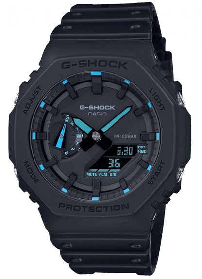 Casio Men's Analogue-Digital Quartz Watch with Plastic Strap GA-2100-1A2ER