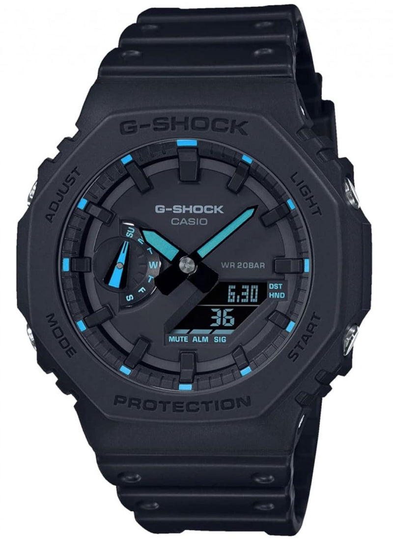 Casio Men's Analogue-Digital Quartz Watch with Plastic Strap GA-2100-1A2ER