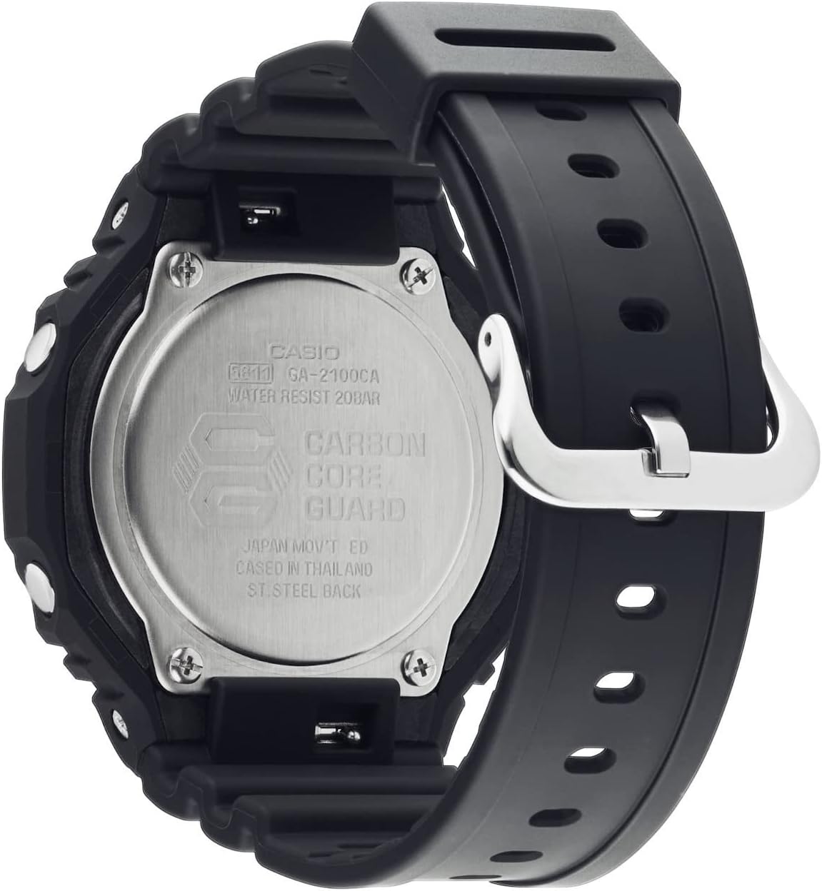 Casio Men's Analogue-Digital Quartz Watch with Plastic Strap GA-2100-1A2ER