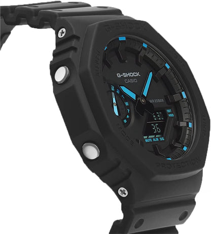 Casio Men's Analogue-Digital Quartz Watch with Plastic Strap GA-2100-1A2ER