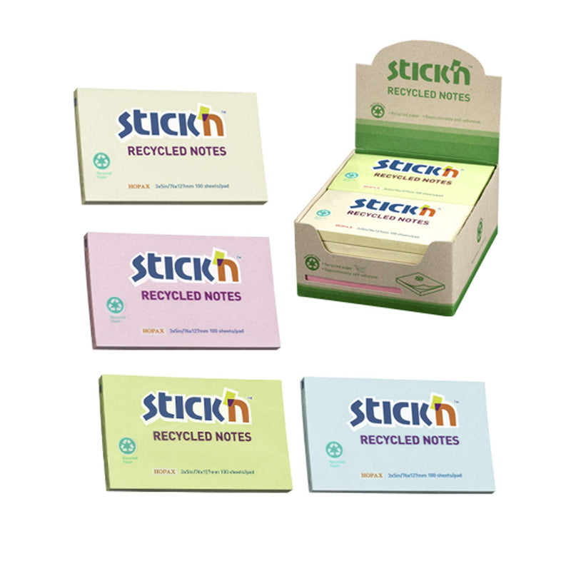 Stick'n MK205813 – Pack of 12 Sticky Notes
