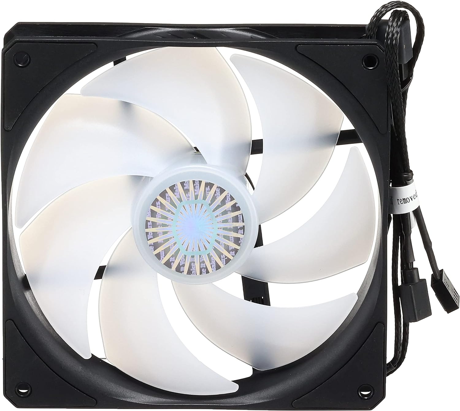 Cooler Master SickleFlow 140 ARGB Case & Cooling Fan - ARGB Motherboard Compatible, Translucent Air Balance Blades, 67 CFM, 2.25 mmH2O, 10 to 27 dBA - ARGB ARGB 140 mm
