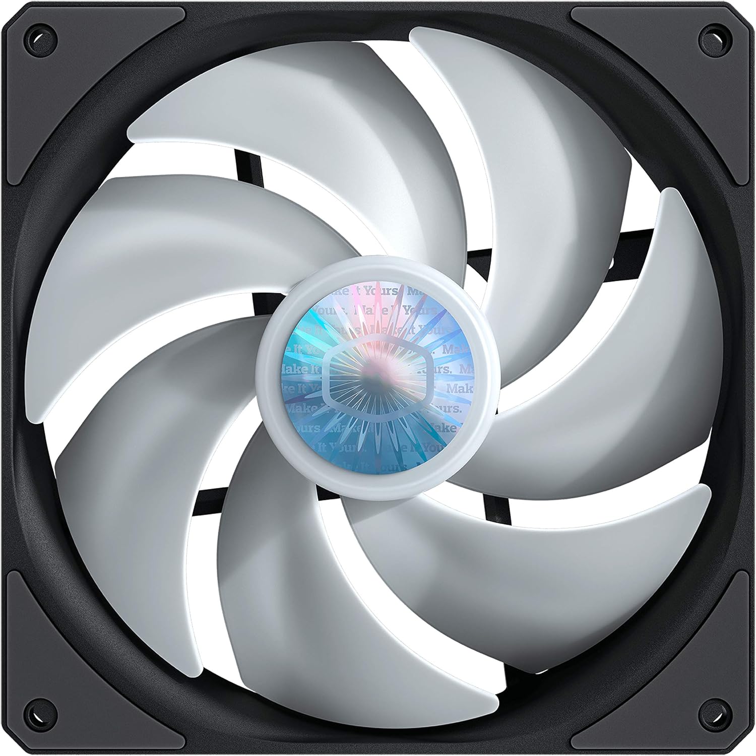 Cooler Master SickleFlow 140 ARGB Case & Cooling Fan - ARGB Motherboard Compatible, Translucent Air Balance Blades, 67 CFM, 2.25 mmH2O, 10 to 27 dBA - ARGB ARGB 140 mm