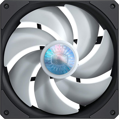 Cooler Master SickleFlow 140 ARGB Case & Cooling Fan - ARGB Motherboard Compatible, Translucent Air Balance Blades, 67 CFM, 2.25 mmH2O, 10 to 27 dBA - ARGB ARGB 140 mm