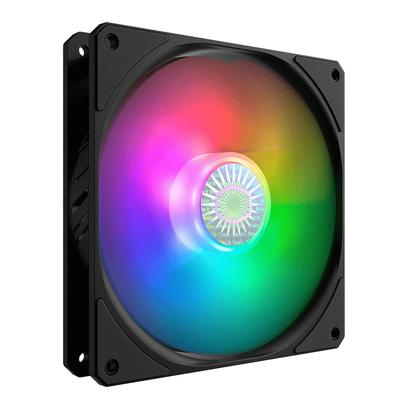 Cooler Master SickleFlow 140 ARGB Case & Cooling Fan - ARGB Motherboard Compatible, Translucent Air Balance Blades, 67 CFM, 2.25 mmH2O, 10 to 27 dBA - ARGB ARGB 140 mm