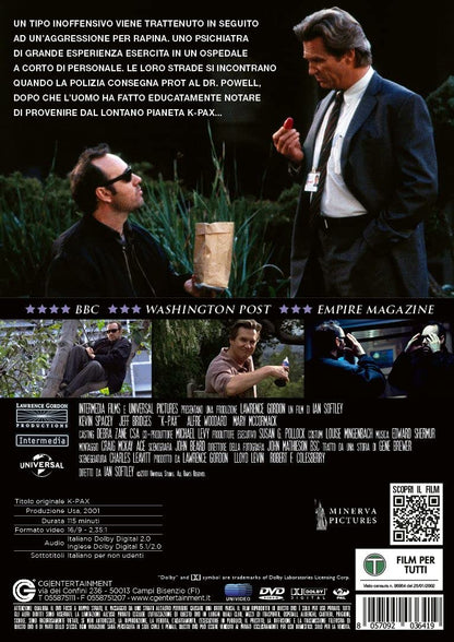 K-PAX - Da un altro mondo ( DVD