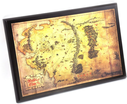 The Noble Collection -Lord of the Rings Map of Middle Earth,3.,5x25.5 cm