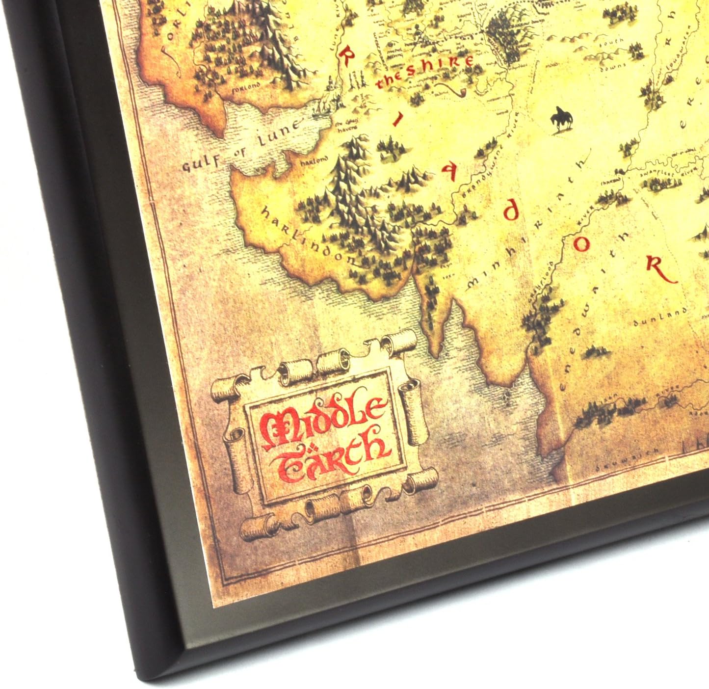 The Noble Collection -Lord of the Rings Map of Middle Earth,3.,5x25.5 cm