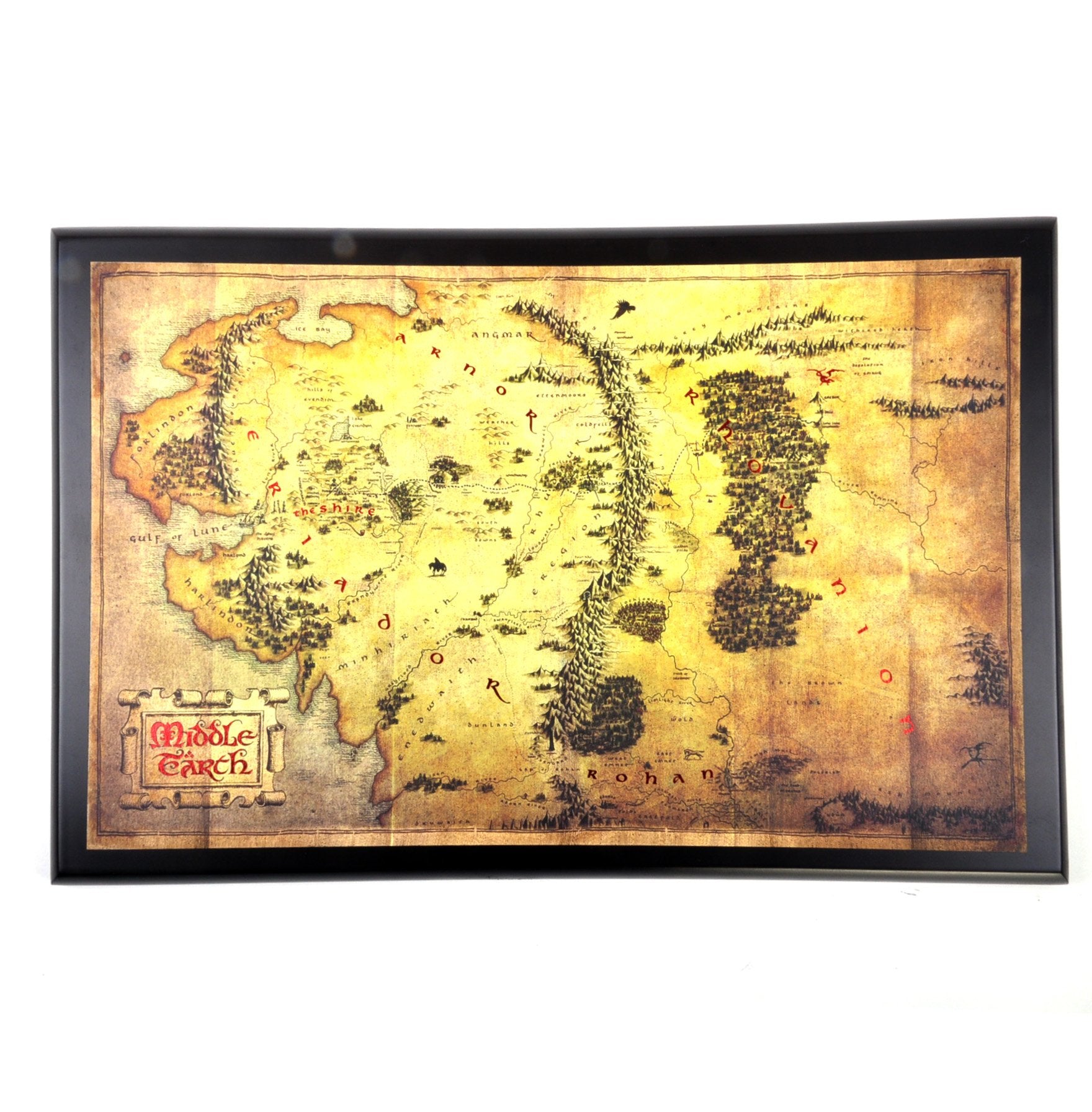The Noble Collection -Lord of the Rings Map of Middle Earth,3.,5x25.5 cm