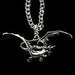 The Noble Collection The Hobbit Smaug Costume Pendant - Metal Dragon Necklace on 18in Chain - Officially Licensed Film Movie Gifts Jewellery