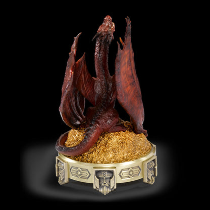 The Noble Collection The Hobbit Smaug Incense Burner - 10in (25.5cm) Hand Painted Dragon Sculpture - Officially Licensed Film Set Movie Props Replicas Gifts