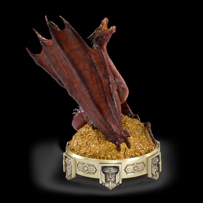 The Noble Collection The Hobbit Smaug Incense Burner - 10in (25.5cm) Hand Painted Dragon Sculpture - Officially Licensed Film Set Movie Props Replicas Gifts