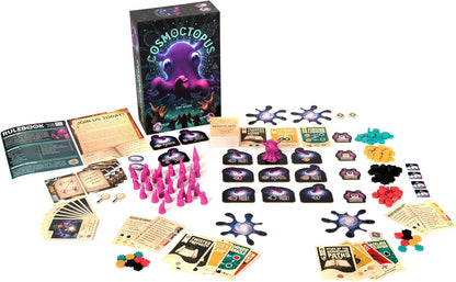 LUCKY DUCK GAMES - Cosmoctopus | Board Game | English Version| Engine-Building Strategy Game | Fun Family Game for Kids and Adults | 1-4 Players | Ages 14+ | 60-90 Minutes