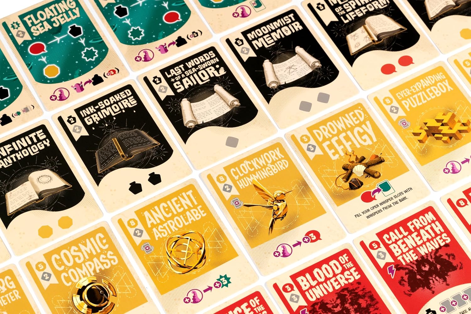LUCKY DUCK GAMES - Cosmoctopus | Board Game | English Version| Engine-Building Strategy Game | Fun Family Game for Kids and Adults | 1-4 Players | Ages 14+ | 60-90 Minutes