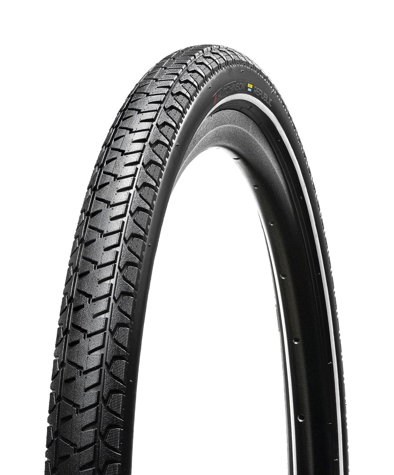 Hutchinson Republic Ebike City Tyre Black, Reflex Black, Reflex 700 x 40