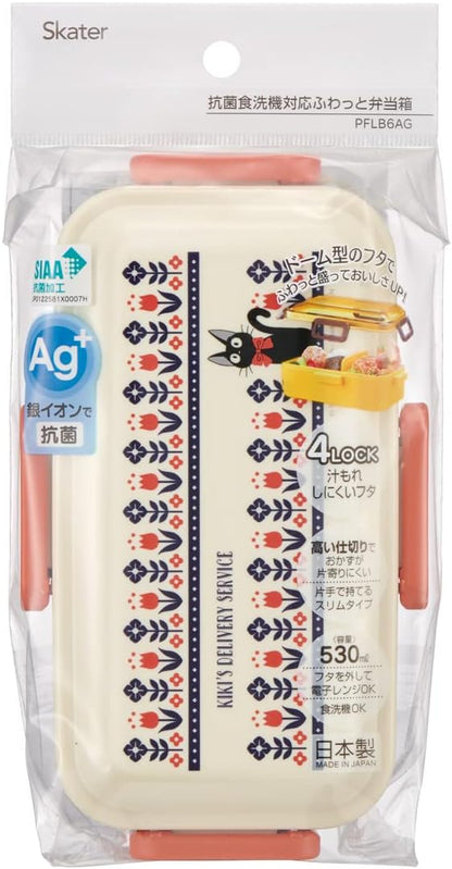 Skater PFLB6AG-A Kiki's Delivery Service, Modern, 18.9 fl oz (530 ml), Antibacterial, Fluffy, Domed Lid, For Women, Made in Japan